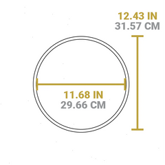 Yellowstone™ 12 Inch / 8 Quart Seasoned Cast Iron Deep Camp Dutch Oven
